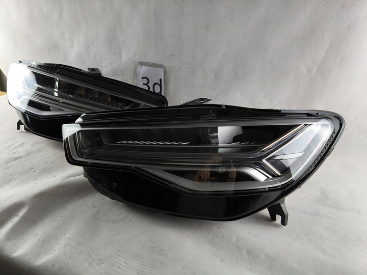 фото №3, Audi a6 c7 рестайлинг полный led matrix левый правый фара лампа