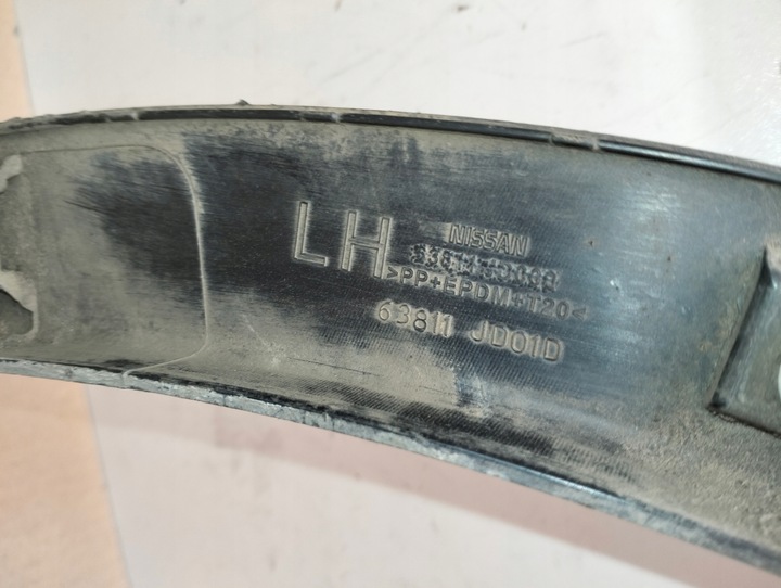 фото №9, Планка крыло левый перед nissan qashqai j10 i 07-10 передний рестайлинг