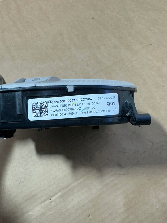 фото №5, Лампа стеля, інтер'єру, стеля mercedes e клас w213 zk2