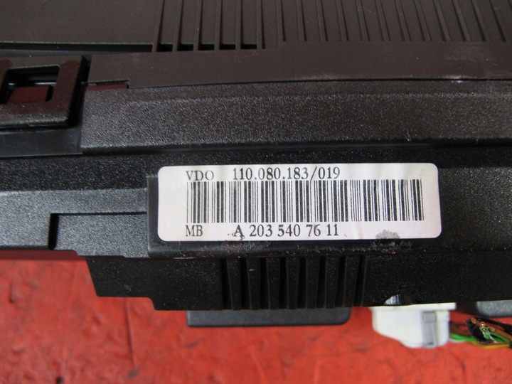 фото №7, Mercedes w203 c-klasa 1.8 k спидометр приборы eu a2035407611