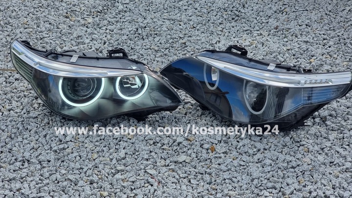 фото №10, Комплект фары линза bi led bmw e60 e61