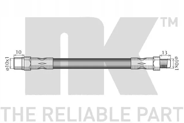 фото №14, Nk 854711 шланг тормозной гибкий