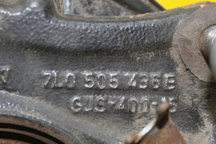 фото №11, Zwrotnnica ступиця праві зад porsche cayenne i q7 4l 7l0505736b 7l0501655