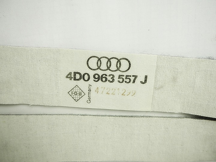 фото №3, Audi a8 d2 коврик нагревательная сиденья 4d0963557j новая