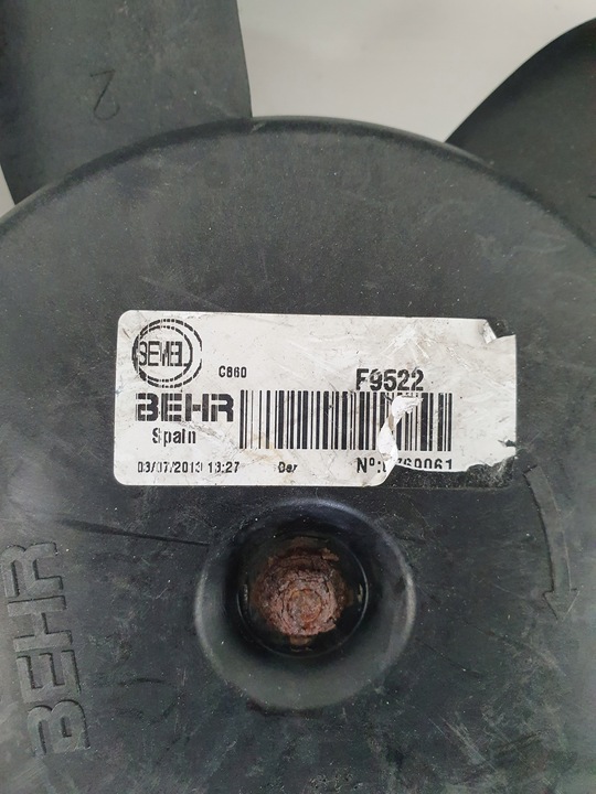 фото №10, Fiat ducato boxer jumper 2.3 корпус вентилятор радиатор 1358020080