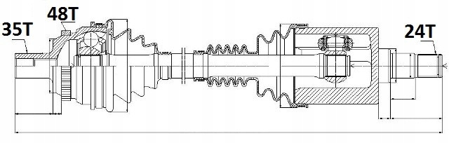 фото №2, Полуось правая mercedes e класс 4matic w210 99-03