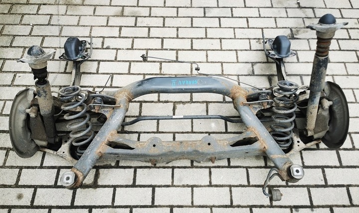 фото №6, Vw sharan ii 10-15 балка подвешивание ось зад kpl