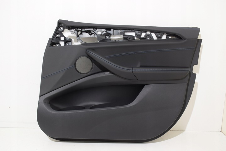 фото №14, Bmw ix3 g08 lci оббивка сидіння диван шкіра vernasca чорна nić синя