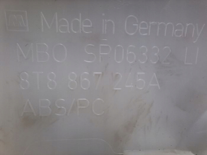 фото №15, Audi a5 8t sportback рестайлинг защита стойка обивка интерьера