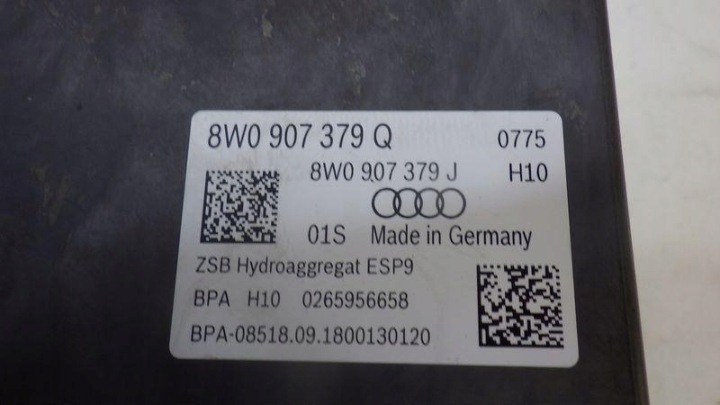 фото №6, Головний гальмівний циліндр abs audi a4 b9 2.0 tdi 8w0614517t 8w0907379q 0265956658