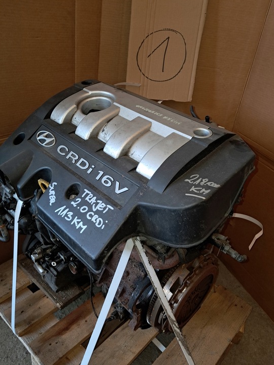 фото №11, Двигатель 2.0crdi d4ea 113km комплектный trajet tucson sportage film з работы