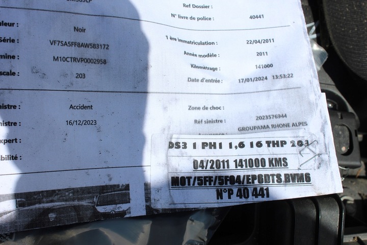 фото №7, Peugeot citroen двигун 1.6 thp пробіг 141000 5f04 комплектний оригінал