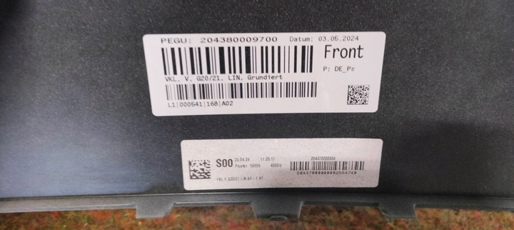 фото №6, Бампер перед переднее bmw 3 g20 g21 sport line