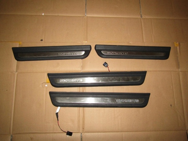 фото №1, Kia sorento iii 3 планки накладки порогові комплект