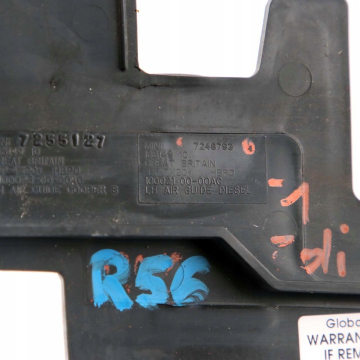 фото №9, Mini r55 r56 r57 lci кермо повітря бампера перед ліва 7248793
