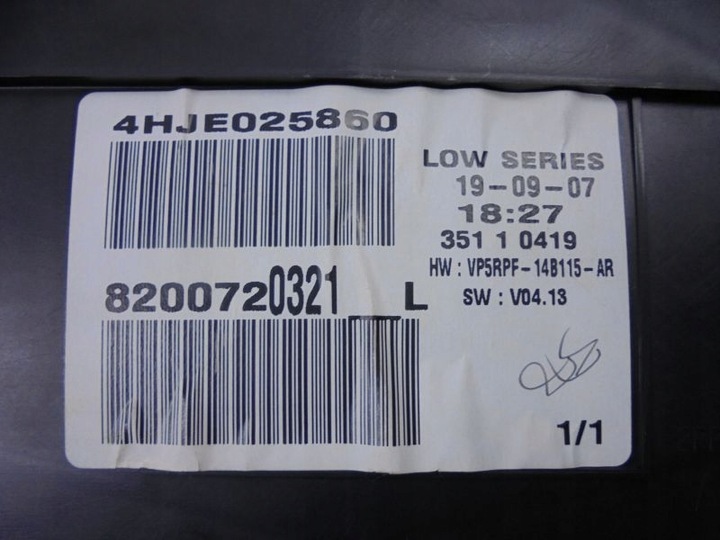 фото №8, Megane ii спідометр  прилади рестайлінг 1,9dci 8200720321 l