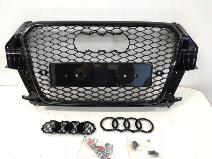 фото №9, Rsq3 решётка радиатора sq3 audi q3 2011-15r новая решётка радиатор полный чёрный