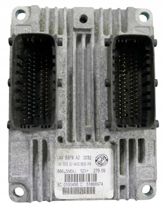 фото №1, Блок керування двигуна fiat grande punto 1.4 51868974 iaw5sf9.a2 програмування