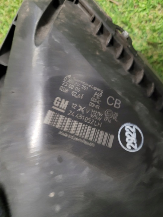 фото №6, Opel zafira b лампа ліва перед передня фара лівий eu h7 24451052