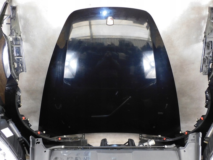 фото №7, Porsche cayenne 7p комплектний перед капот лампи бампер pas чорний