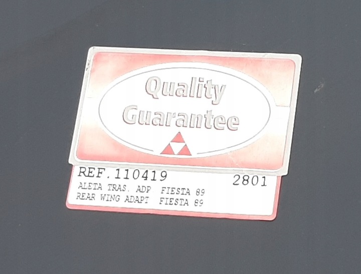 фото №8, Крило задній зад ford fiesta mk3 3d 89-95 правий