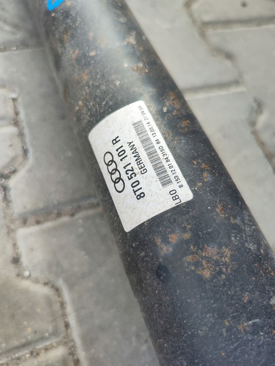 фото №5, Wał привідний 8t0521101r audi rs5 8t рестайлінг 2014