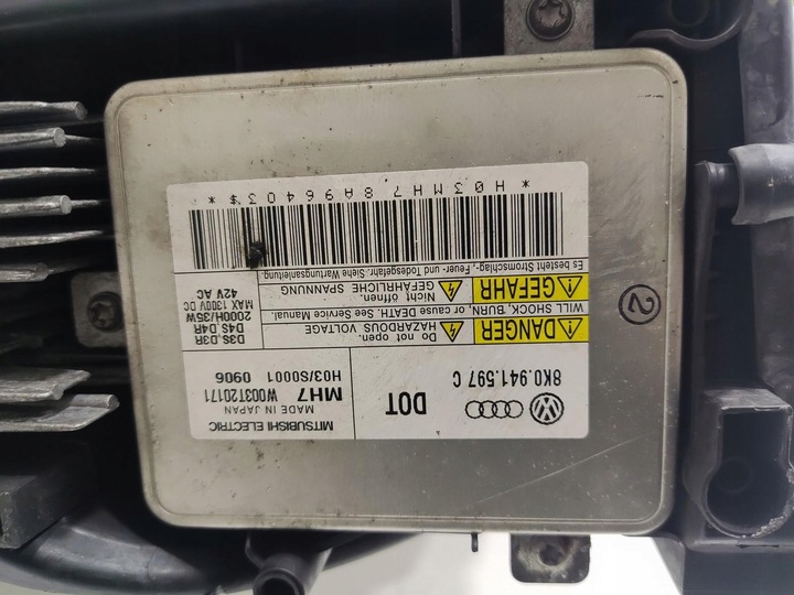 фото №11, Лампа права перед ксенон audi a1 i 8x 2010-2014 8x0941004j європа