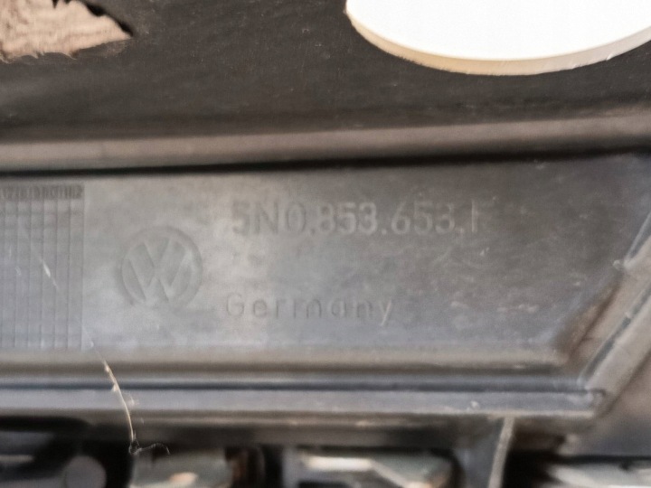 фото №6, Vw tiguan i 5n0 рестайлинг бампер перед решётка решётка 5n0807221 k оригинал