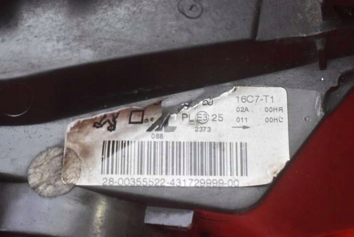 фото №6, Фара лівий лампа перед лінза eu 9681834880 peugeot 307 05-08