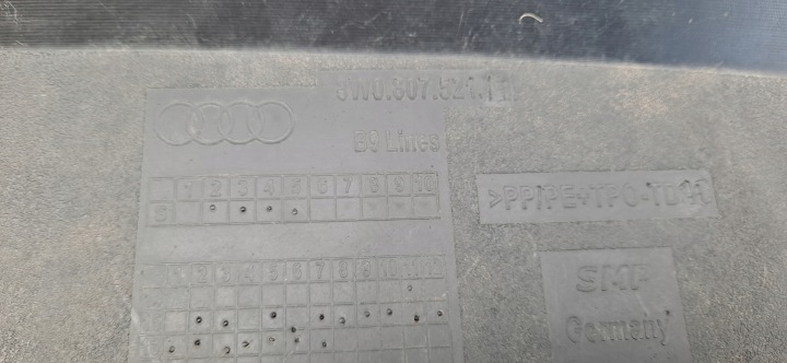 фото №7, Audi a4 b9 8w0 диффузор спойлер накладка бампера зад 8w0807521m