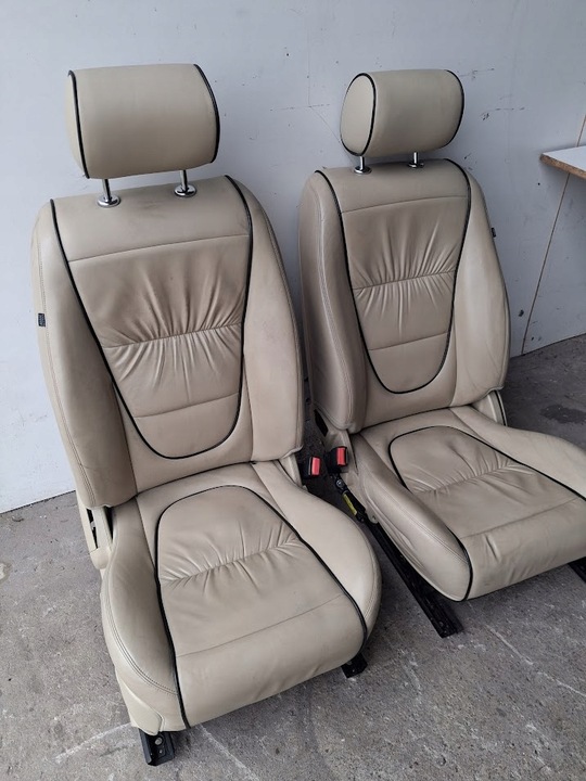 фото №9, Сидіння перед диван зад комплект jagóra xj x350 європа світла шкіра 2006 рік