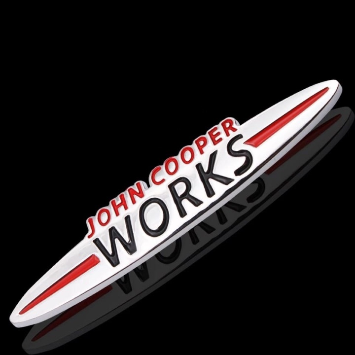 фото №7, Знак емблема решітка радіатора 9cm john cooper works mini