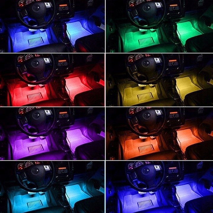 фото №10, Освещение автомобиля планка rgb тюнинг audi, bmw, opel, vw, skoda, mazda