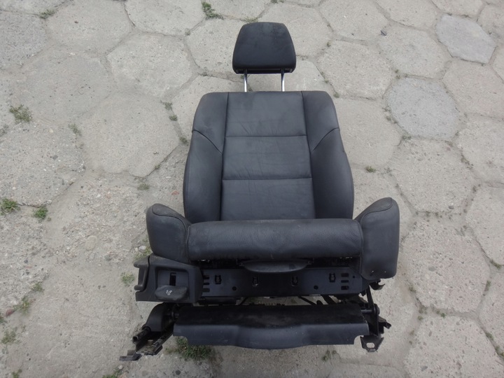 фото №8, Сиденье правые перед переднее пассажира bmw e60 e61 м-пакет sport чёрная кожа