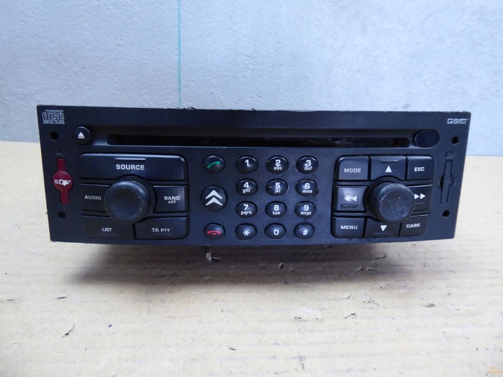 фото №1, Радио cd навигация gsm citroen c5 c8 96590502xt