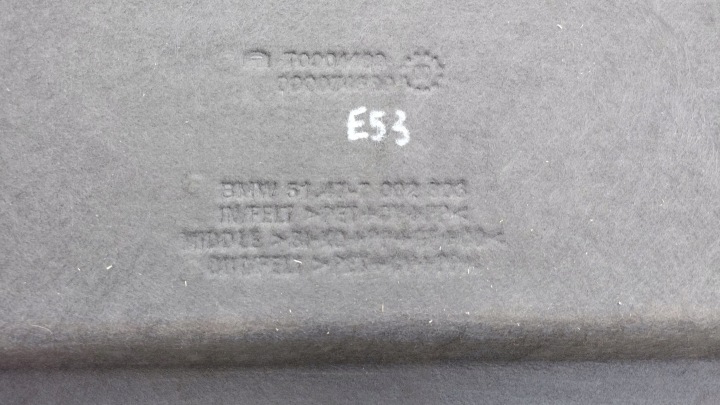 фото №7, Bmw x5 e53 вкладка багажника ніша диски запасного 7002803
