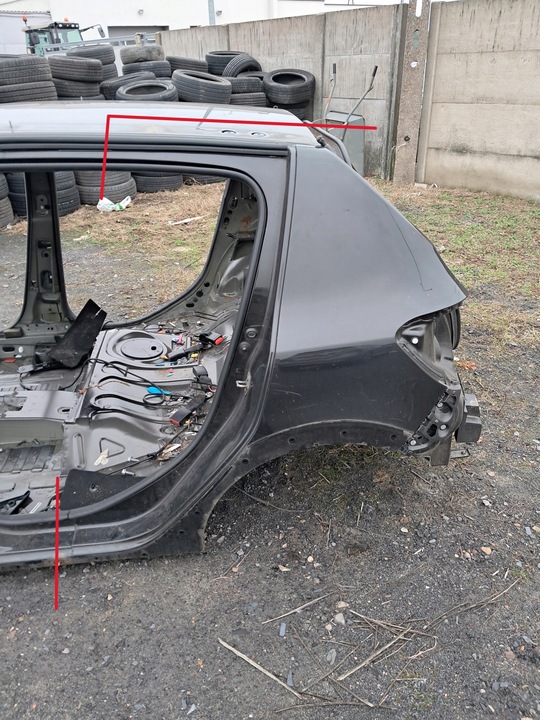 фото №1, Чверть крило лівий зад задній dacia sandero stepway ii