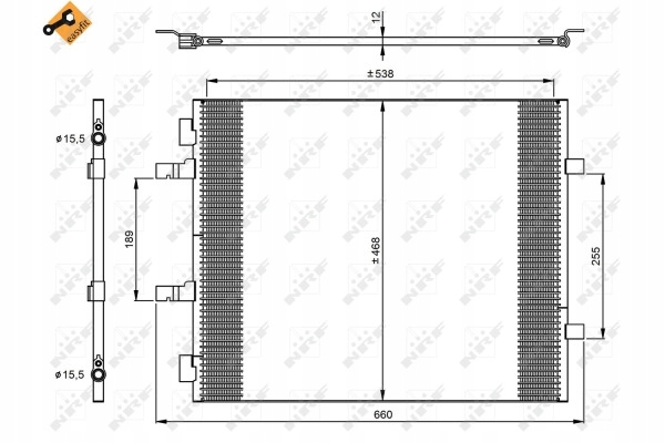 фото №10, Радиаторов кондиционера nissan primastar, vivaro, t