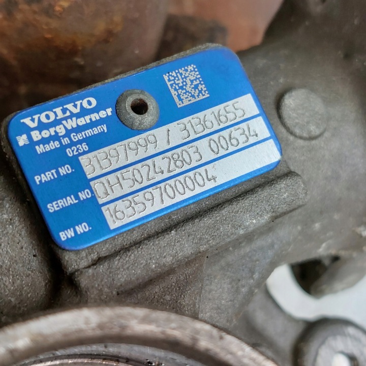 фото №14, Volvo v40 ii 2,0d 190km турбина biturbo + коллектор 31397999 qh50242803