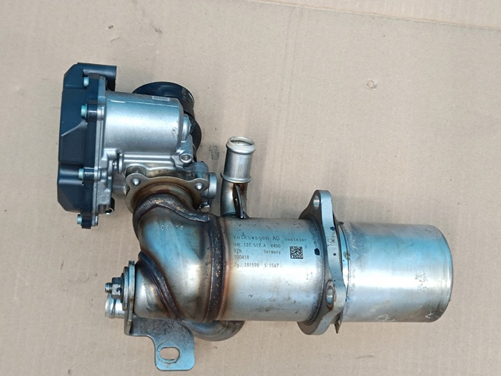 фото №10, Audi a5 f5 sportback 2.0 tdi 140kw 2018 r радіатор вихлопних газів egr 04l131512a