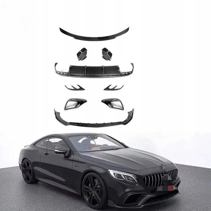 фото №12, Mercedes benz c217 s купе s63 бамперы 2014-2020