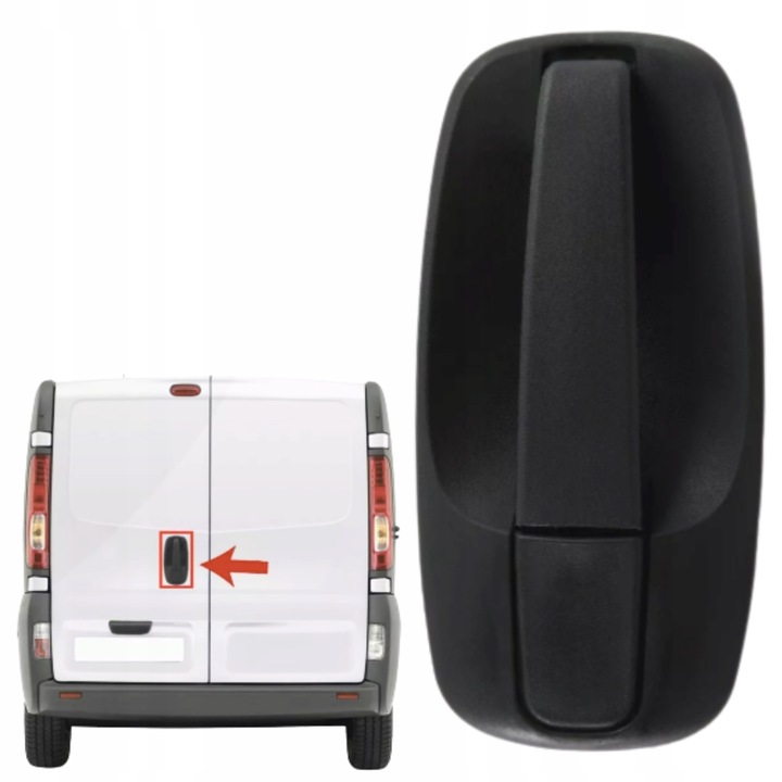 фото №1, Ручка задніх двері зовнішня - trafic ii / primastar / vivaro 2001-2014