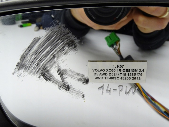 фото №11, Дзеркало ліві зовнішні 14 pin volvo xc60 i r-design rdesign