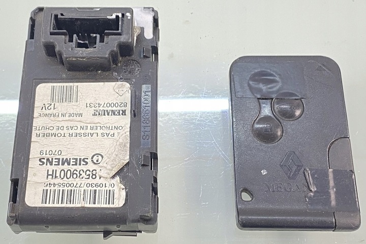 фото №1, Renault megane scenic ii замок запалювання зчитувач карти magnetycznej ключ