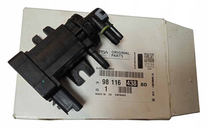 фото №1, Електроклапан турбіни 1.6 2.0 hdi peugeot citroen