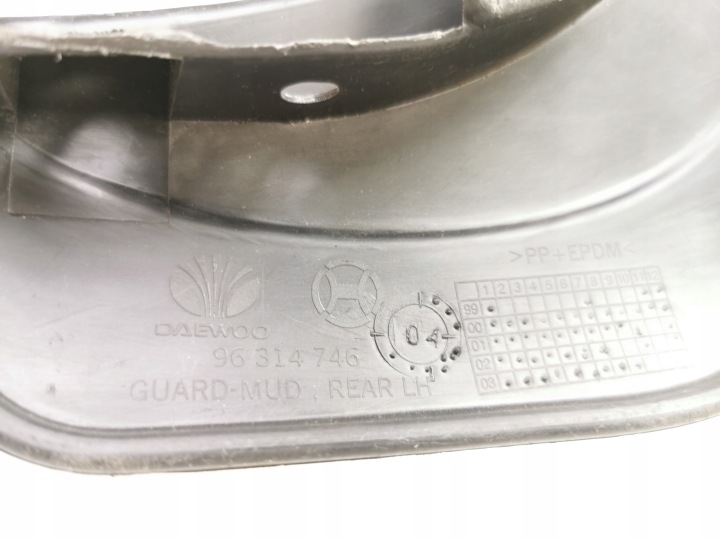 фото №10, Брызговик зад левое daewoo matiz 1998- oem номер 96314746