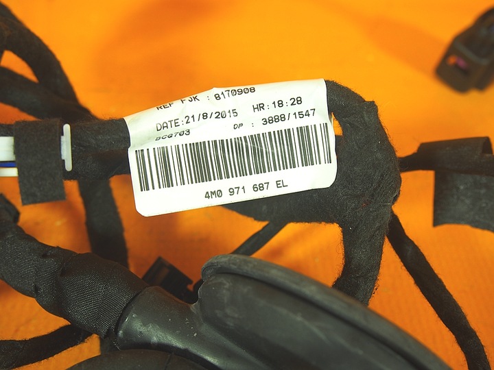 фото №15, Audi q7 4m джгут електричний двері зад ліва права 4m0971687el