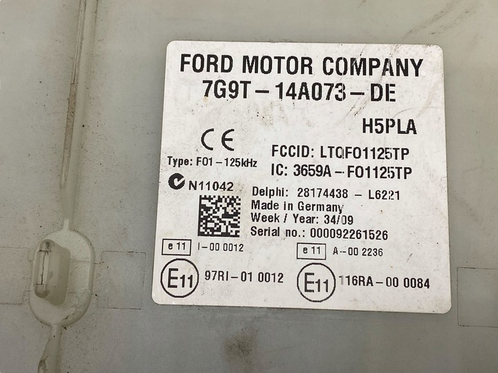 фото №7, Ford mondeo mk iv 2009 компьютер / блок управления ecu i комплект ключей