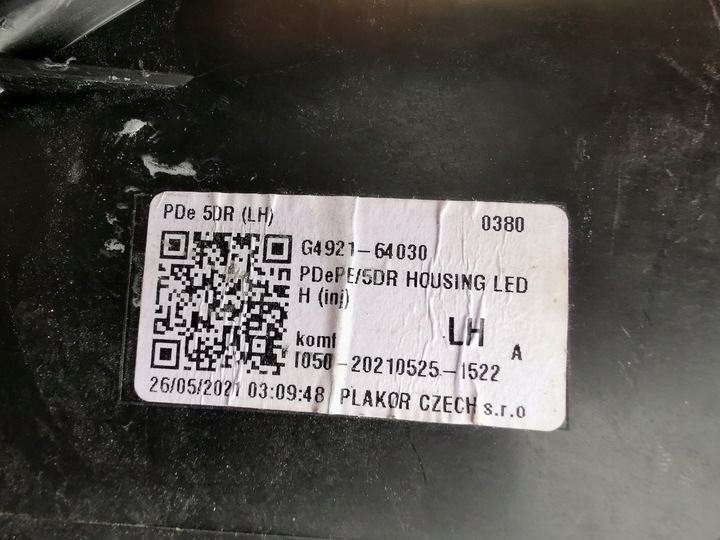 фото №15, Hyundai i30 iii 3 рестайлинг 20r- лампа левая передняя левый перед полный led