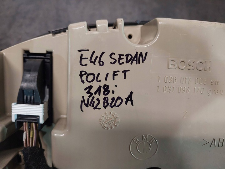 фото №10, Спідометр  bmw 3 e46 318i n42b20a 4117718 0263639170 62114117718